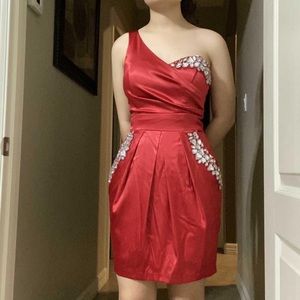 Formal one shoulder dress